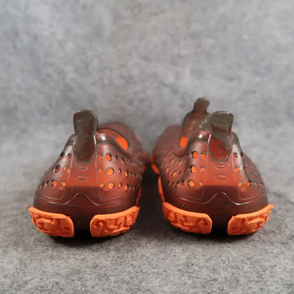 Wonder Nation Water Shoes Kids 2 3 Slip On Cushioned Jelly Orange Casual Summer